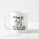 Tie Stuck File Cabinet mug