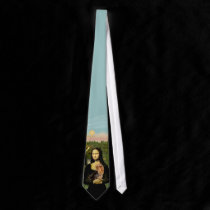 TIE TEMPLATE - Mona Lisa ties