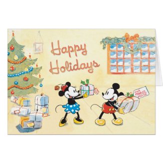 Tied Parcels Disney Greeting Card