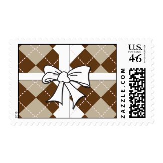 Tied with a Bow Argyle Stamps stamp