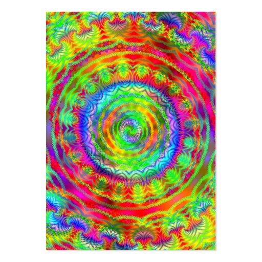 Tiedye Target Business Cards