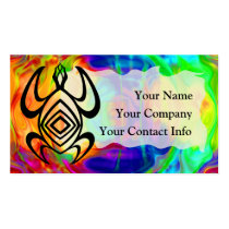Tiedye Turtle Business Card Template