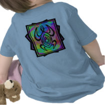 Tiedye Turtle Symmetry 2-Sided Infant T-Shirts