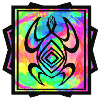Tiedye Turtle Symmetry 2-Sided Kids' Dark Shirts