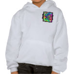 Tiedye Turtle Symmetry 2-Sided Kids' Hoodies