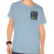 Tiedye Turtle Symmetry 2-Sided Kids' Shirts