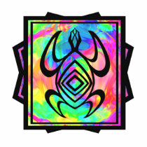 Tiedye Turtle Symmetry 2-Sided Shirts