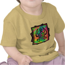 Tiedye Turtle Symmetry Infant T-Shirts