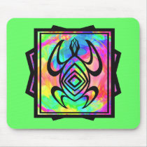Tiedye Turtle Symmetry Mousepad