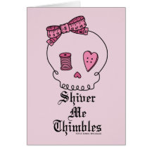 Tiembla los dedales (el fondo rosado) felicitaciones