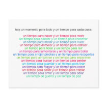Tiempo para todo... postcards by Karelia Tiempo para todo... postcards