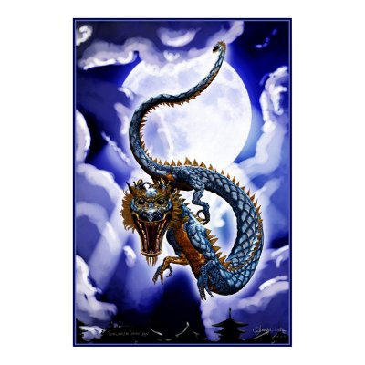 Tien Lung Print by geminisquaredworks