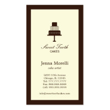 Tiered Cake Business Card