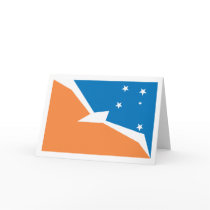 Tierra Del Fuego Flag Greeting Card