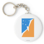 Tierra del Fuego flag Keychain