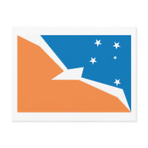 Tierra Del Fuego Flag Postcard