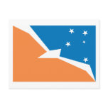 Tierra Del Fuego Flag Postcard