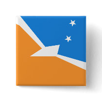 Tierra Del Fuego Province In Argentina, Antarctica Pins