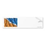 Tierra del Fuego waving flag Bumper Stickers