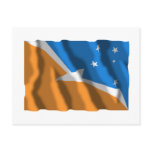 Tierra del Fuego waving flag Postcards