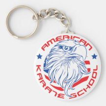 tiff_DS_American_Karate_School_Eagle_Logo1.tiff Keychains