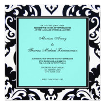 Tiffany Blue Custom Announcements