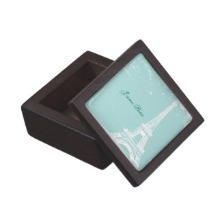 Tiffany Blue Eiffel Tower Keepsake Box planetjillgiftbox