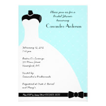 Tiffany Blue Elegant Bridal Shower Invitation