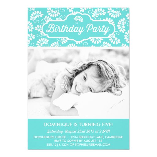 tiffany blue birthday invitations