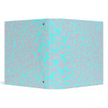 Tiffany Blue Leopard Binder
