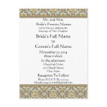 Tiffany Blue lite Damask  Grey Wedding Invitation Post Cards