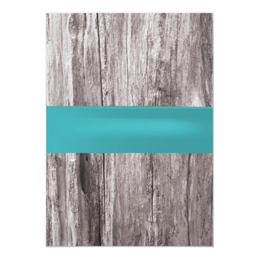 Tiffany Blue Seashells Beach Theme Bridal Shower Personalized Announcement