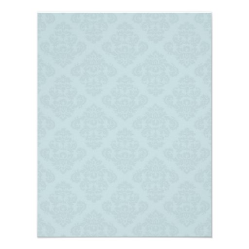 Tiffany Damask Monogram Rehearsal Dinner Card Personalized Invite