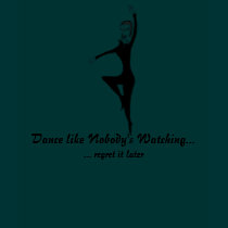 Tiffany Dance Like Nobody's Watching Art by BBB t-shirts