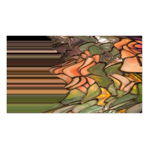 Tiffany Glass Business Card (front side)