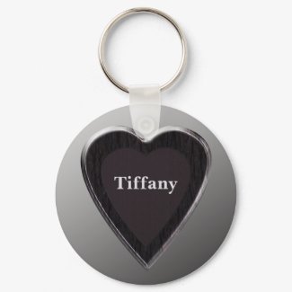 Tiffany Heart Keychain by 369 My Name keychain