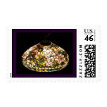 Tiffany Lamp American Art Postage Stamp Peony