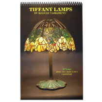 TIFFANY LAMPS CALENDAR