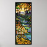 Tiffany Stained Glass Deer Print