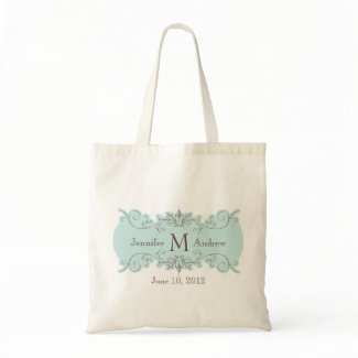 Swirl Monogram Wedding Bag