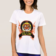 Tiger 50th Birthday Gifts Tees