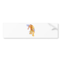 Tiger Abstact Bumper Sticker