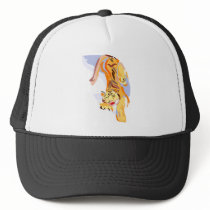 Tiger Abstact Mesh Hat