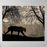 Tiger and Deer Poster