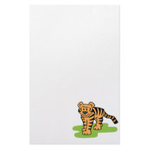 Tiger Art Personalized Stationery