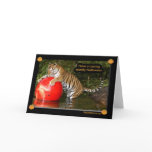 Tiger Auroara Halloween Greeting Cards