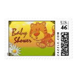 Tiger Baby Shower stamp