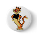 Tiger - Black Mascot Button by adrianropp Tiger - Black Mascot Button