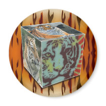 TIGER BLOCK / CUBE GIFTS magnets by WildOnes TIGER BLOCK / CUBE GIFTS magnets
