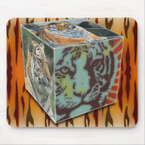 TIGER BLOCK / CUBE GIFTS mousepads by WildOnes TIGER BLOCK / CUBE GIFTS mousepads